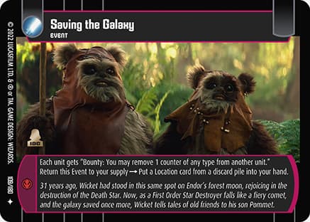 Saving the Galaxy
