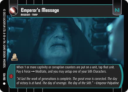 Emperor's Message