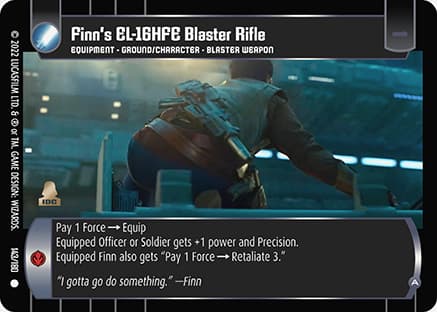 Finn's EL-16HFE Blaster Rifle (A)