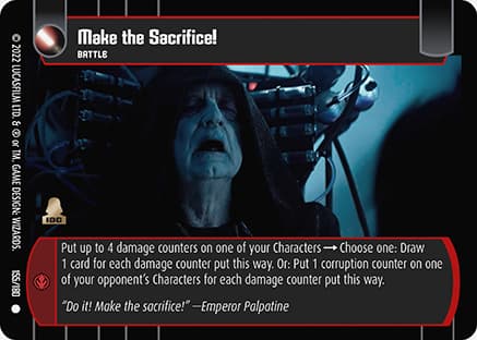 Make the Sacrifice!