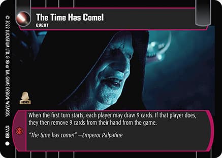 The Time Has Come!