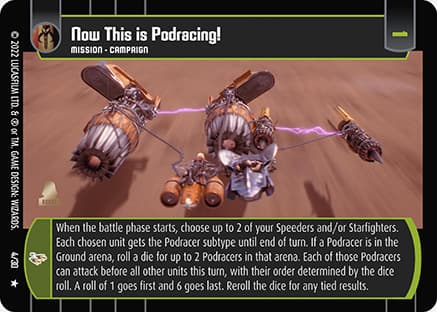 Now This is Podracing!