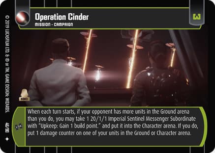 Operation: Cinder