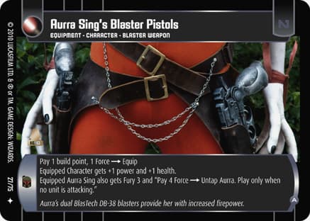 Aurra Sing's Blaster Pistols (A)