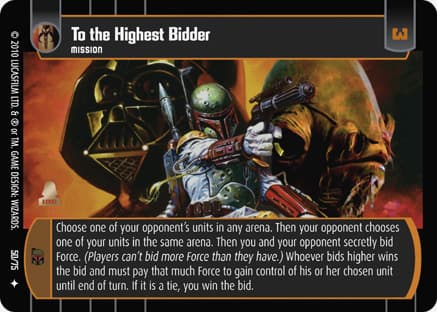To The Highest Bidder