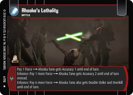 Ahsoka's Lethality