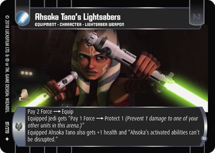 Ahsoka Tano's Lightsabers (B)