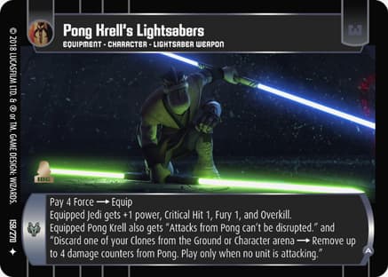 Pong Krell's Lightsabers (A)