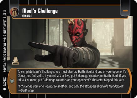 Maul's Challenge