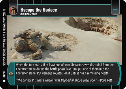 Escape the Sarlacc