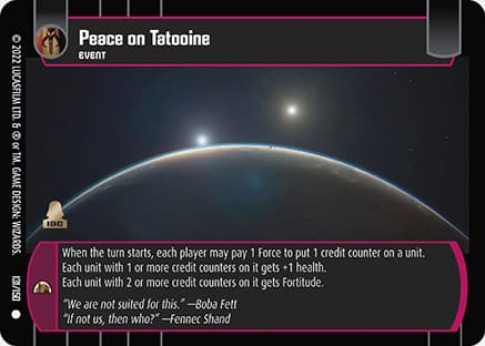 Peace on Tatooine