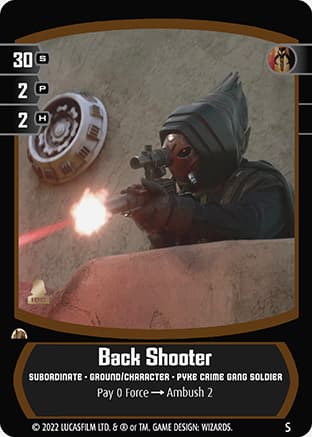 Back Shooter