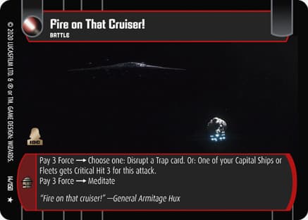 Fire on That Cruiser!