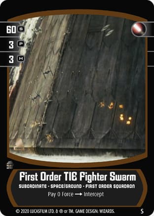 First Order TIE Fighter Swarm
