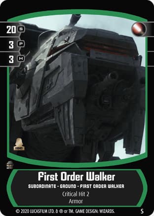 First Order Walker