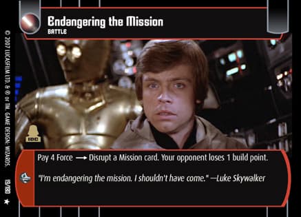 Endangering the Mission