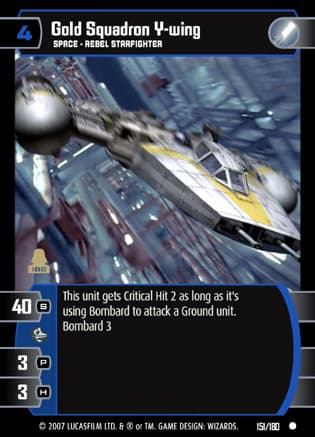 Gold Squadron Y-wing