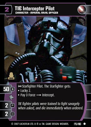 TIE Interceptor Pilot