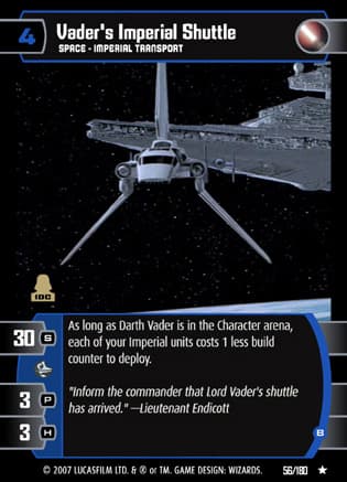Vader's Imperial Shuttle (B)