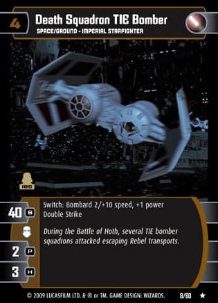 Death Squadron TIE Bomber