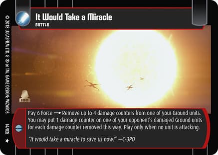 It Would Take a Miracle