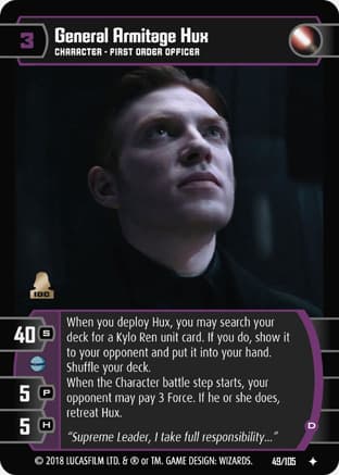 General Armitage Hux (D)
