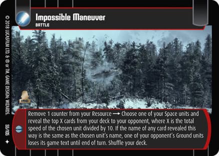Impossible Maneuver