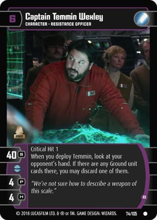 Captain Temmin Wexley (B)