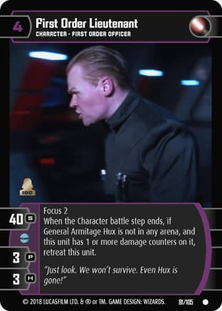 First Order Lieutenant