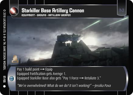 Starkiller Base Artillery Cannon