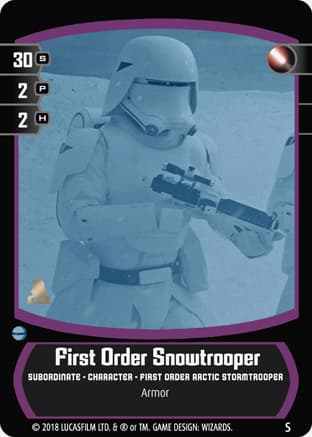 First Order Snowtrooper