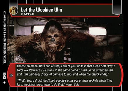 Let the Wookiee Win