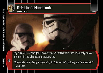Obi-Wan's Handiwork