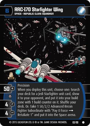 ARC-170 Starfighter Wing