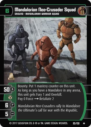 Mandalorian Neo-Crusader Squad