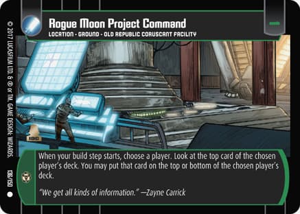 Rogue Moon Project Command