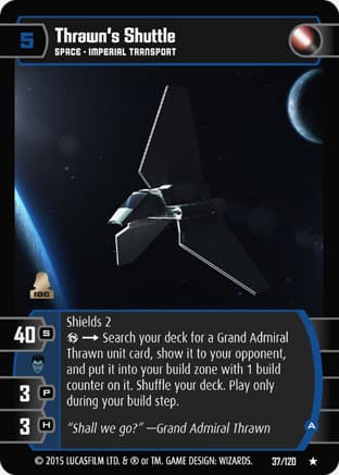 Thrawn's Shuttle (A)