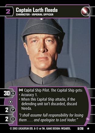 Captain Lorth Needa (A)