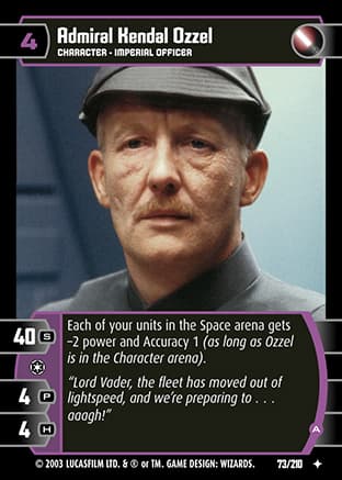 Admiral Kendal Ozzel (A)