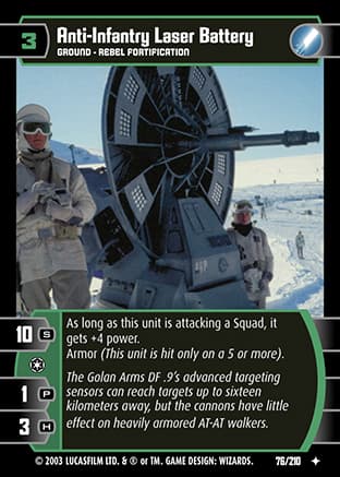 Anti-Infantry Laser Battery