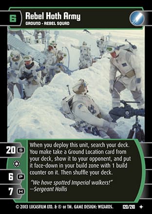Rebel Hoth Army