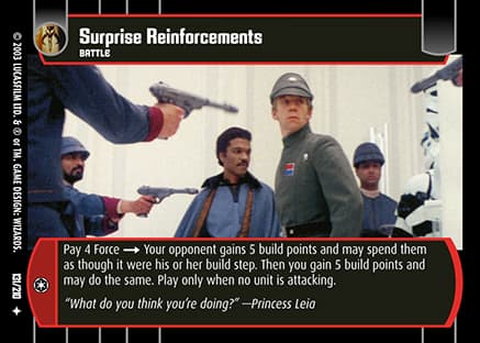 Surprise Reinforcements