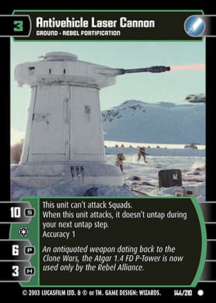 Antivehicle Laser Cannon