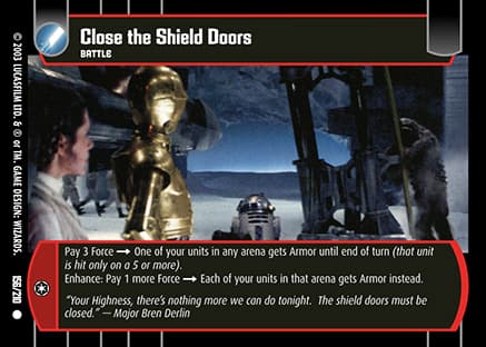 Close the Shield Doors