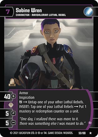 Sabine Wren (D)