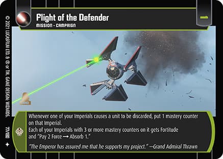 Flight of the Defender