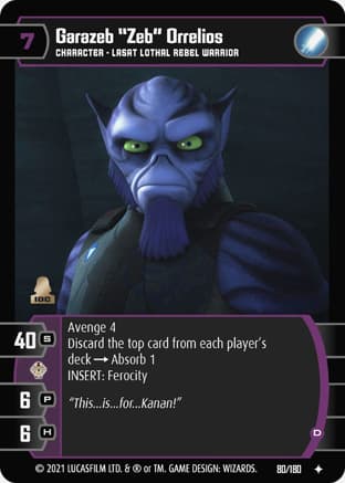 Garazeb "Zeb" Orrelios (D)