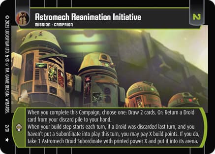 Astromech Reanimation Initiative