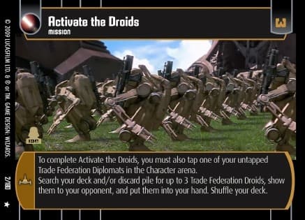 Activate the Droids