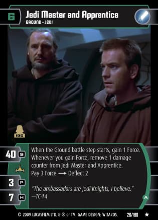 Jedi Master and Apprentice (A)
